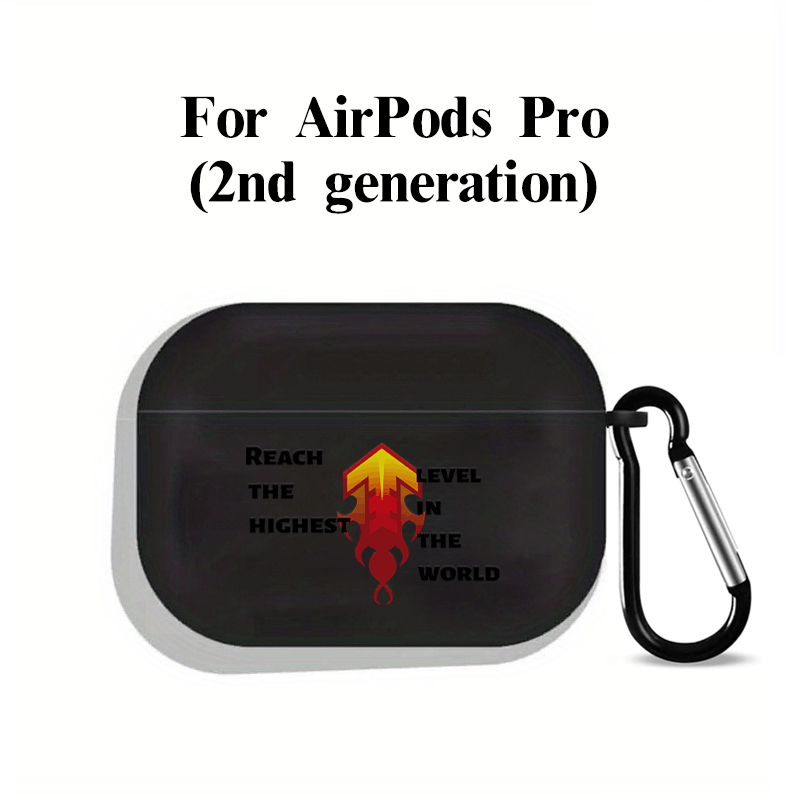 Upward Arrow Graphic Headphone Case For Airpods1 2 Airpods3 Pro Pro 2nd  Generation Gift For Birthday Girlfriend Boyfriend Friend Or Yourself Black  Pattern Anti Fall Silicon Headphone Case - Electronics - Temu
