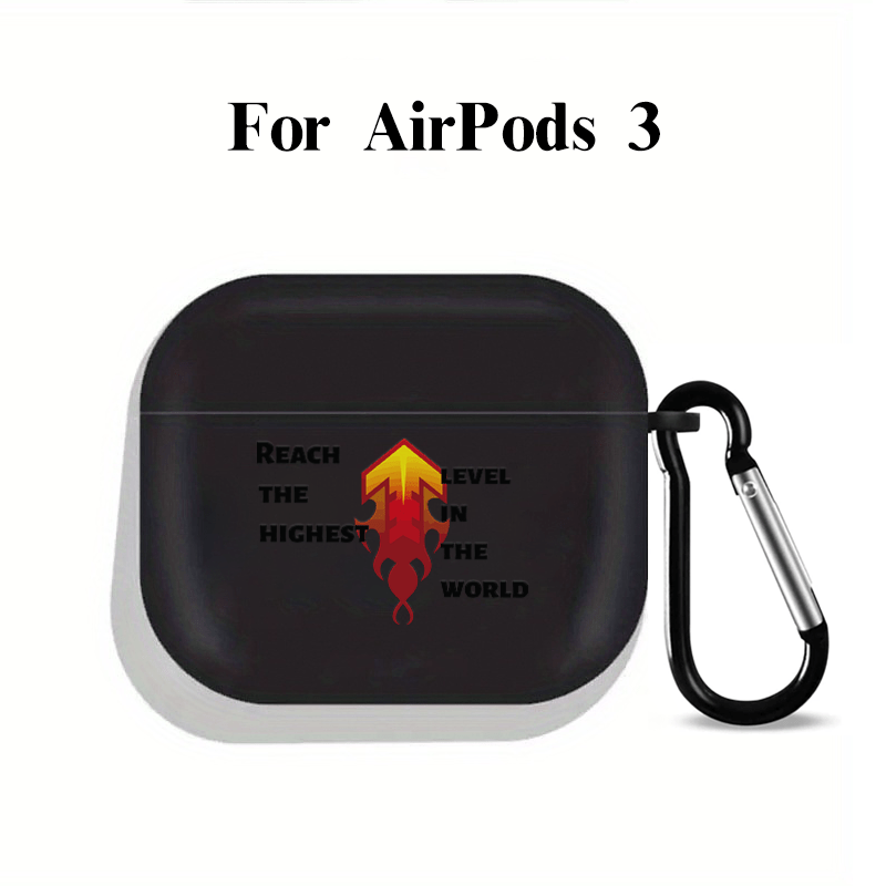 Upward Arrow Graphic Headphone Case For Airpods1/2, Airpods3, Pro, Pro (2nd  Generation), Gift For Birthday, Girlfriend, Boyfriend, Friend Or Yourself,  Black Pattern Anti-fall Silicon Headphone Case - Temu Bahrain