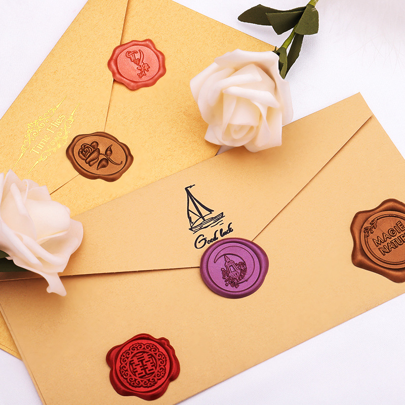 Wax Seal Stickers Sealing Fire Paint Wax Label Envelope Seal - Temu