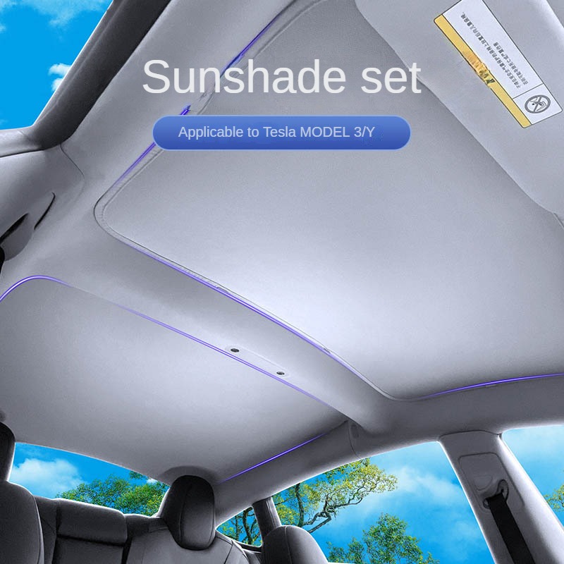 Top Modèles Sunshade Skylight Toit ouvrant pour Tesla Model S