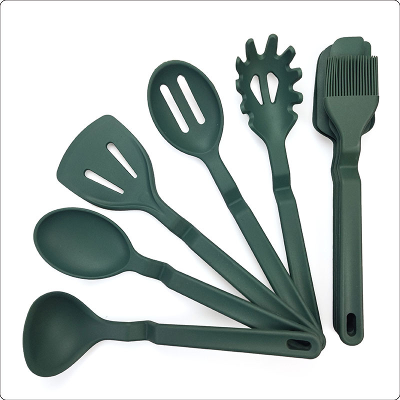 1-10Pcs Kitchen Cookware Set Nonstick Silicone Spatula Spoon Oil