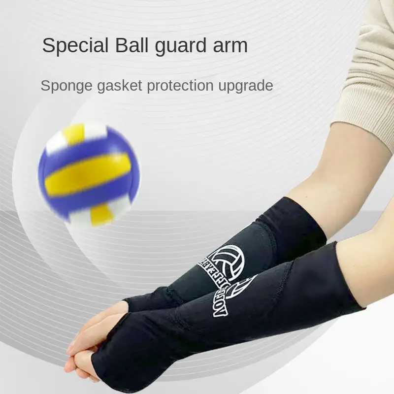 Youth Volleyball Arm Sleeves With Thumbhole And Padding - Temu Germany