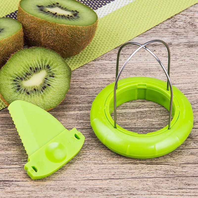  Vegetable Fruit Peeled Kiwi Cutter Device Digging Core