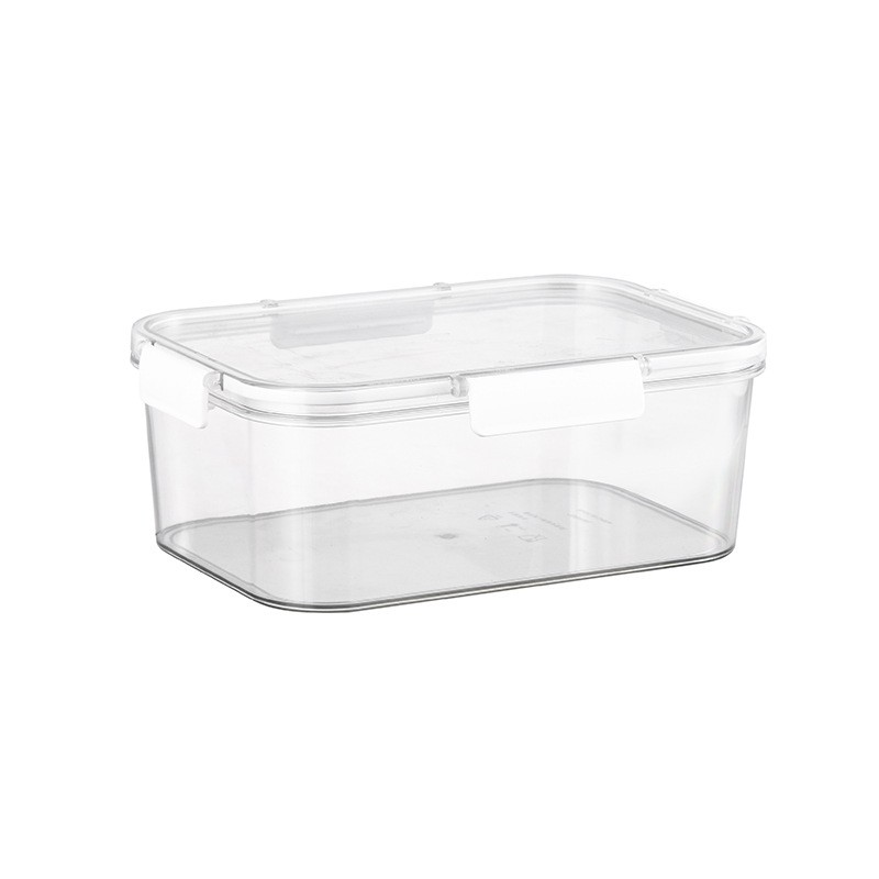 1pc PP Food Storage Box, Simple Clear Food Storage Container For