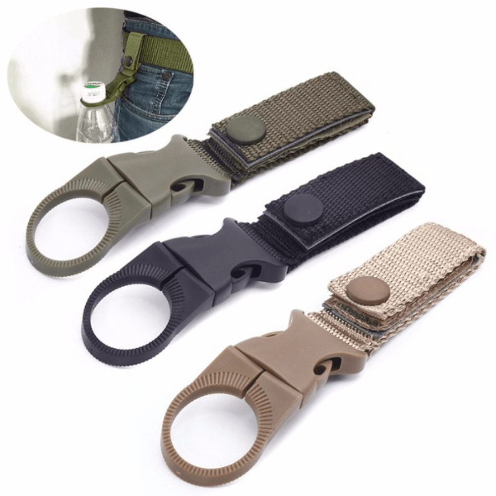 4/2/1X Carabiner Water Bottle Buckle Hook Holder Strap Belt Clip Camping  Outdoor