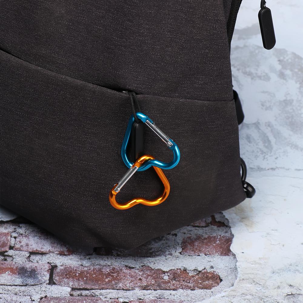 Acheter Crochet de porte-clés en aluminium, accessoires de sac, mousqueton  à Clip en forme de cœur pour l'extérieur, 2 pièces, 2 pouces
