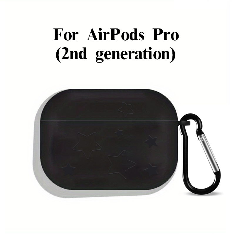 Tiny Spot Graphic Headphone Case For Airpods1/2, Airpods3, Pro, Pro (2nd  Generation), Gift For Birthday, Girlfriend, Boyfriend, Friend Or Yourself,  Black Pattern Anti-fall Silicon - Temu Portugal
