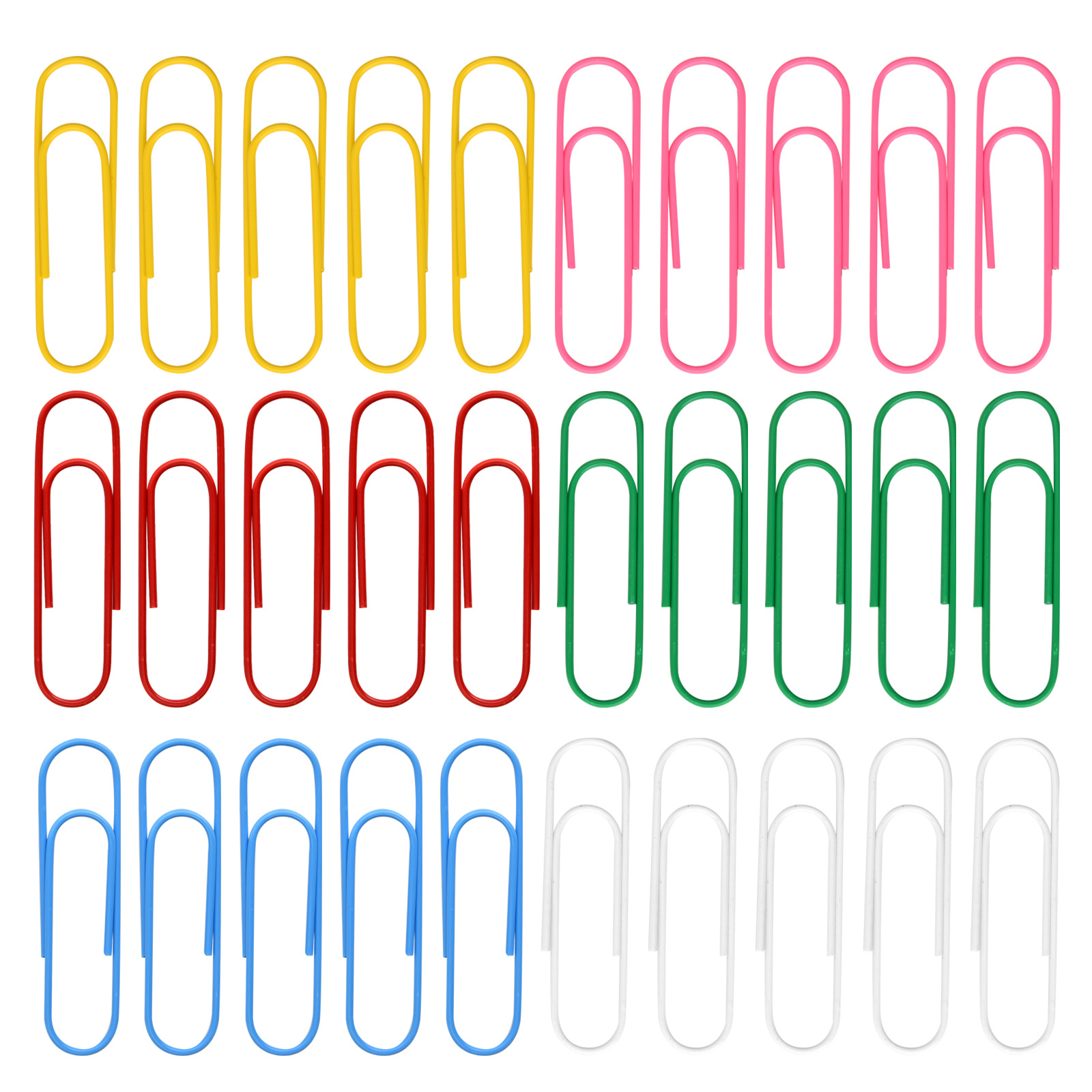 Super Large Vinyl Coated Paper Clips, 30 Pack 4 Inch Assorted Color Jumbo  Paper Clip Holders, Colorful Giant Large Sheet Holders For Files, Papers,  Of