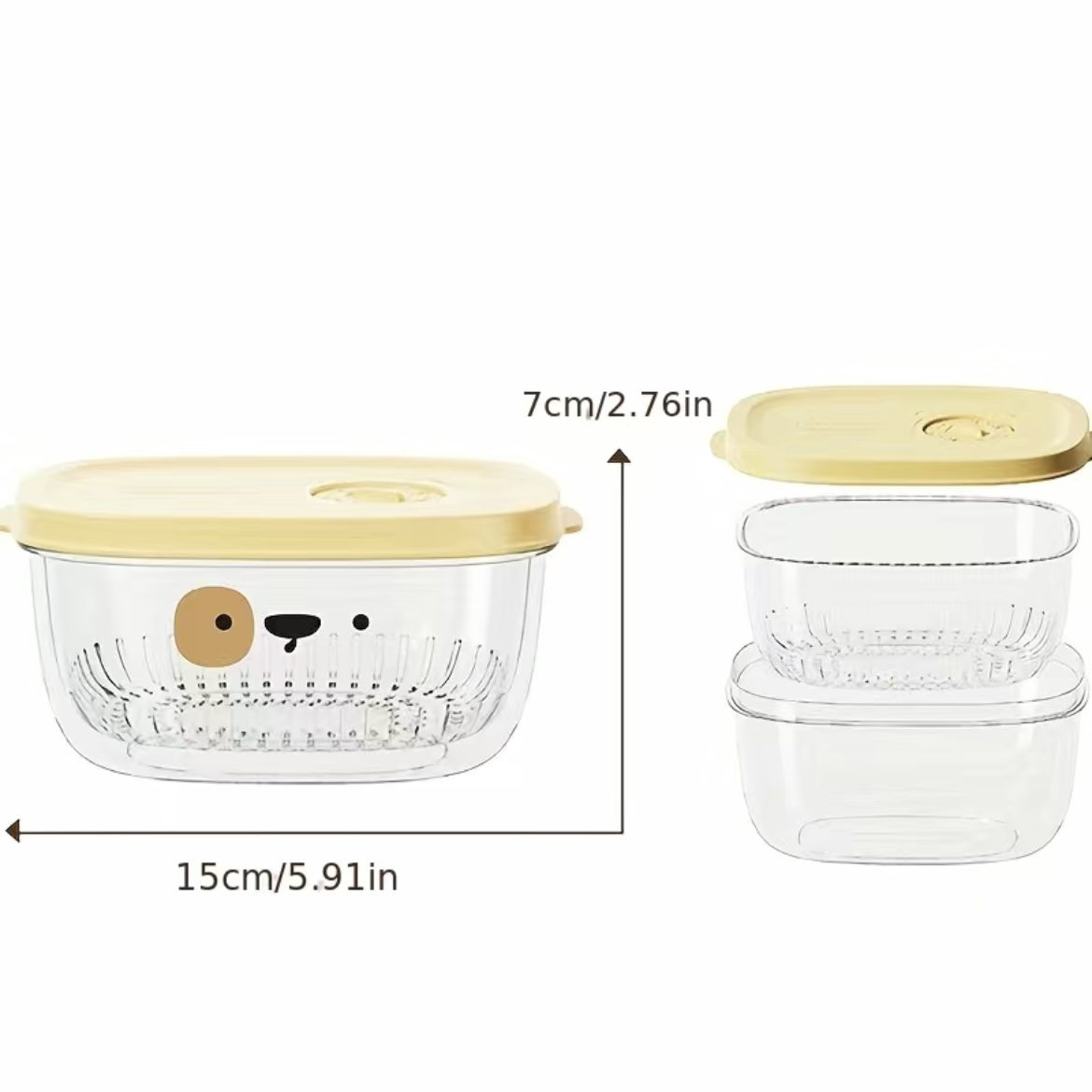 Food Storage Container, Miscellaneous Grain Rice Sub-package Frozen Box,  Fat-reducing Meal Quantitative Bento Box, Rice Portion Box, Small Lunch Box,  Refrigerator Food Preservation Box, Frozen Crisper, Kitchen Organizer, Home  Kitchen Supplies 