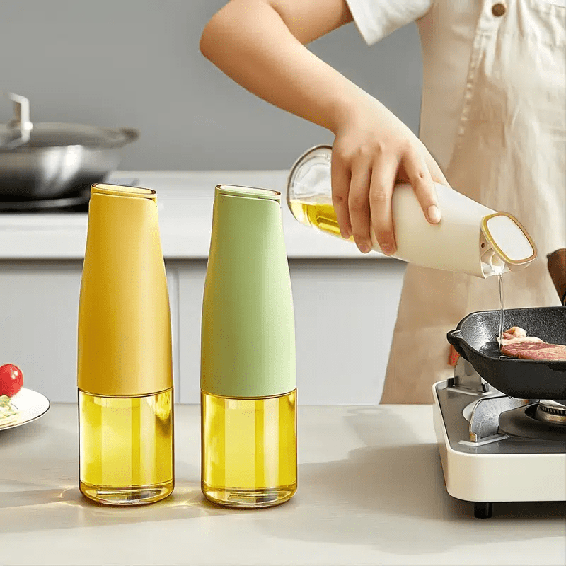 Kitchen Oil Bottle Automatic Opening And Closing Oil Bottle - Temu