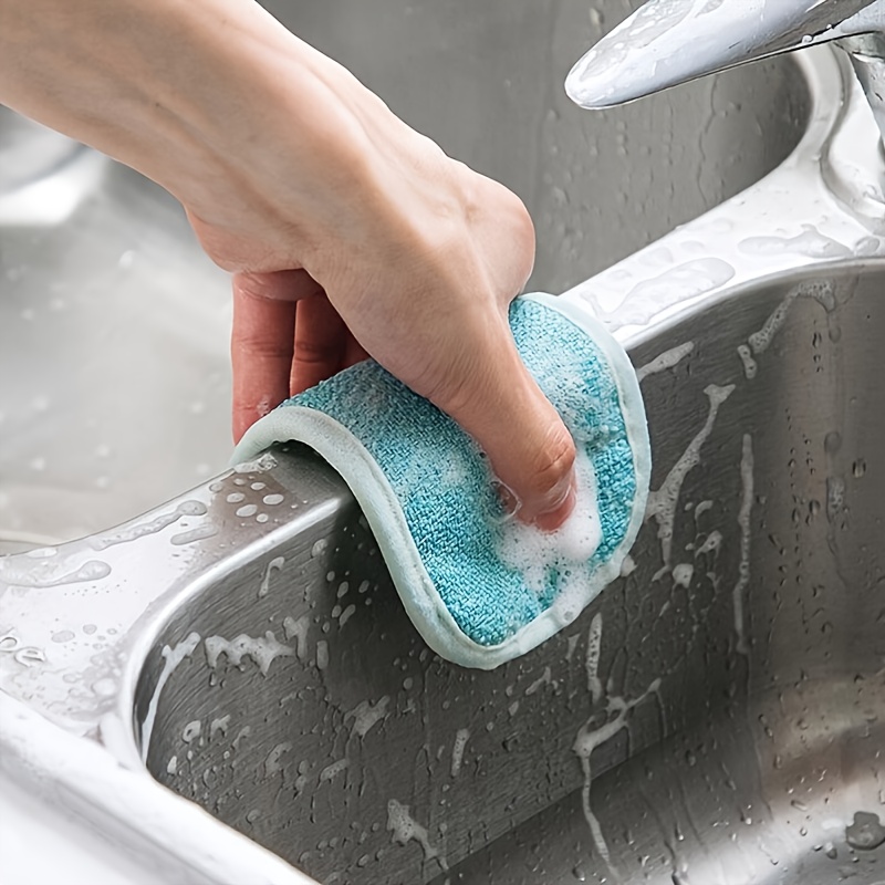 Non scratch Scrub Sponges Safe And Versatile Cleaning For - Temu