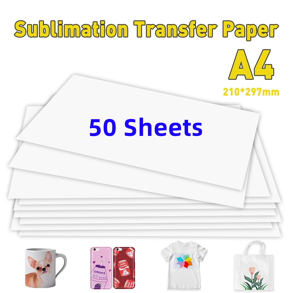 Papier transfert de sublimation, papier transfert de chaleur, pour