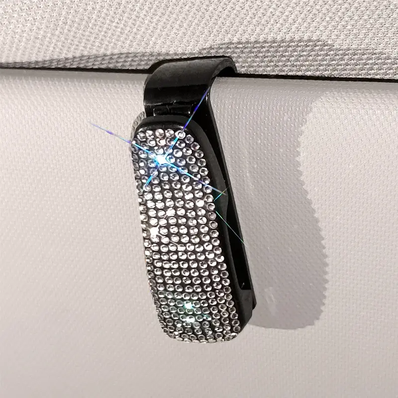 Neue Auto Brillenclip Mit Künstlichen Diamanten, Kreativer Auto