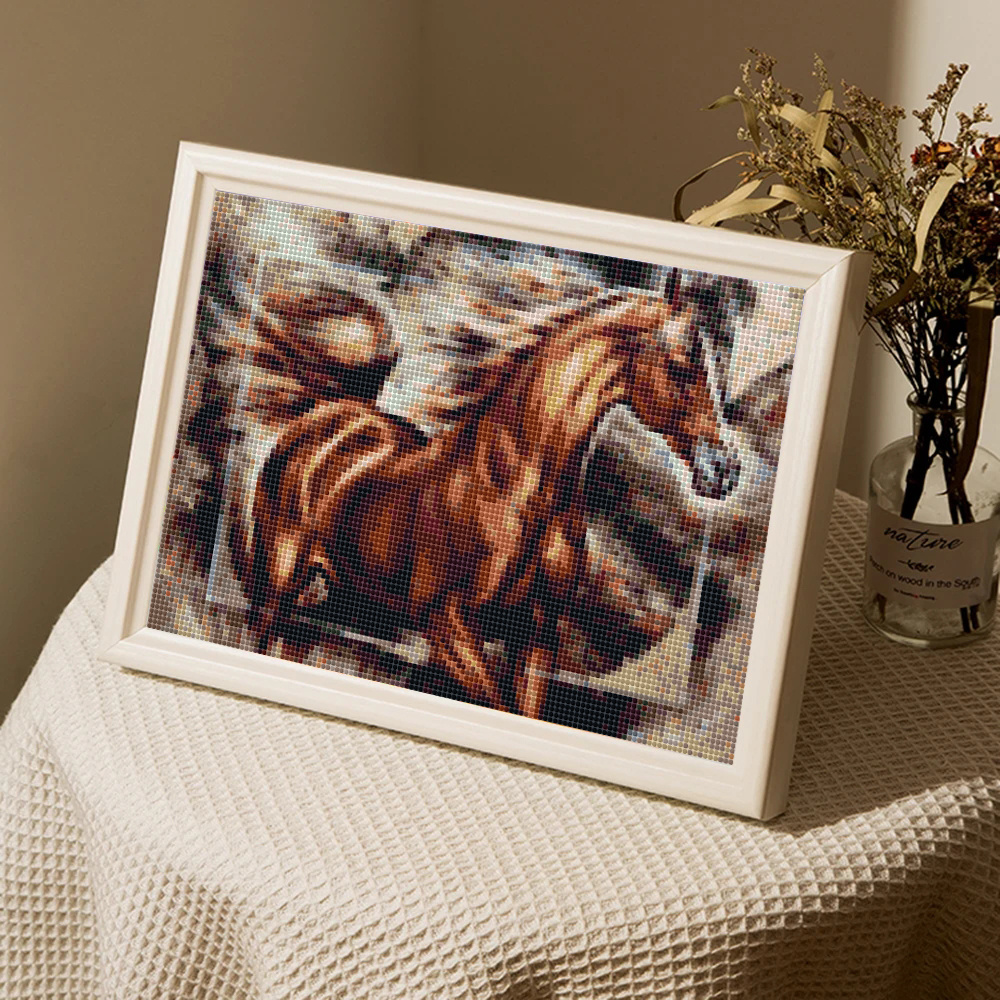 Horse Diy Diamond Painting Large Size Diamond Art Horse Animals