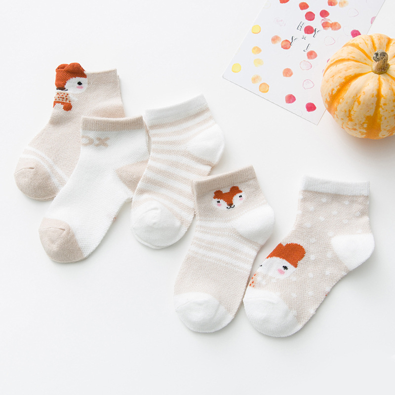 Baby Girls Cotton Mesh Ankle Socks 0-2 Years