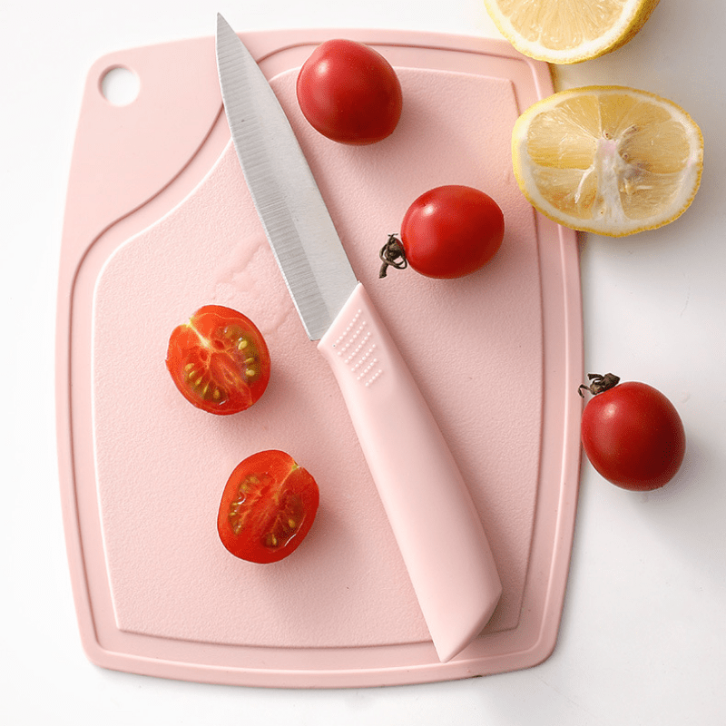 Kitchen Utensil Set, Cute Cutting Board & Fruit Knife & Peeler, Ceramic  Knife Peeler, Plastic Cutting Board, Portable Kitchen Supplies Gadgets,  Multifunctional Kitchen Tools For Restaurants/supermarkets - Temu