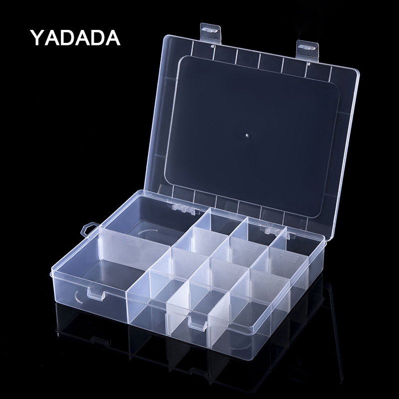 Transparent Plastic Storage Box Detachable Fish Hook Storage - Temu