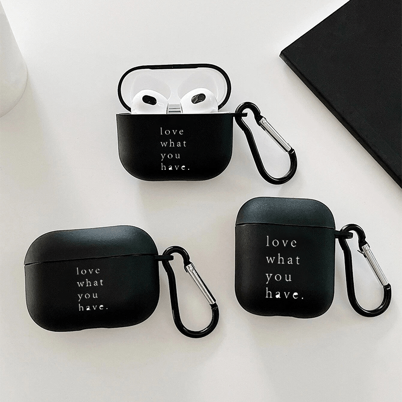 

Gift-ready White English Graphic Airpods Case - Anti-fall Silicon Protection For Airpods 1/2, 3 & Pro (2nd Gen)!