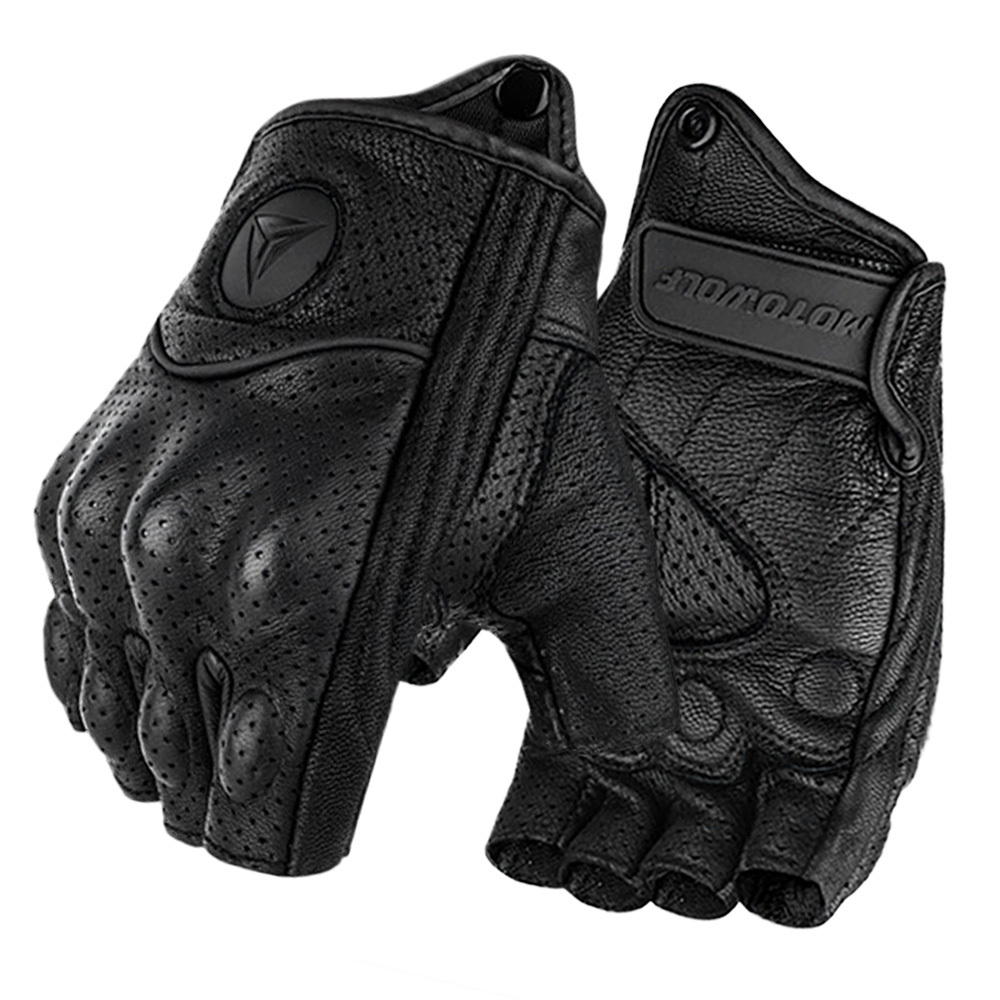 Guantes De Moto Sin Dedos - Temu