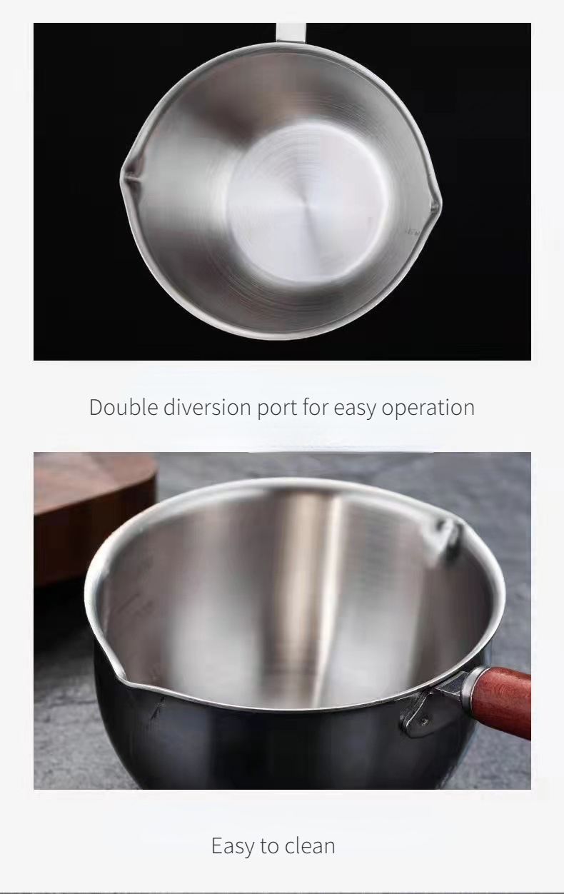 Stainless Steel Diversion Port Pot