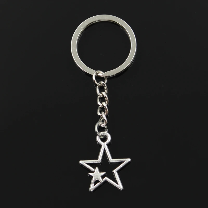 Metal Golden Star Design Snap Keychain Clip With - Temu