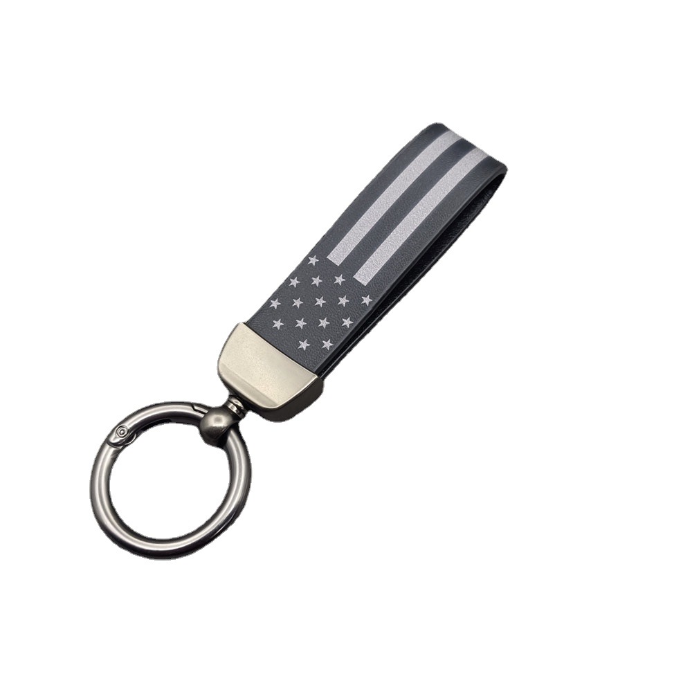 Pu Leather Usa Flag Car Key Chain The United States Flags Keychain The  America Flag Key Ring Key Pendent Keyring For Motorcycles Suv - Temu
