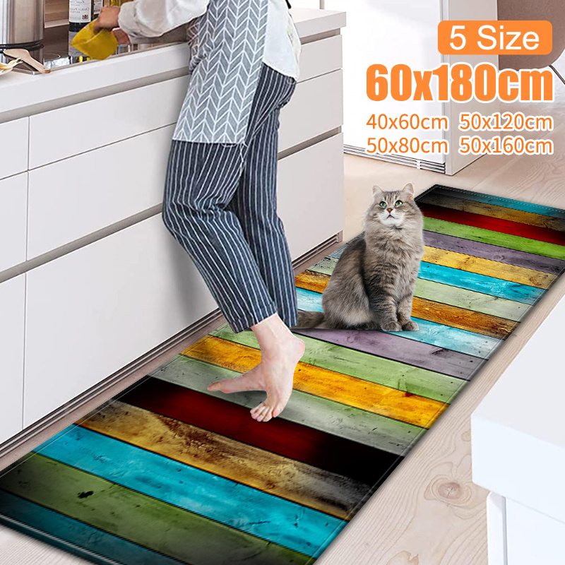 1/2 Inch Thick Cushioned Anti Fatigue Waterproof, Non-Skid & Washable –  Modern Rugs and Decor