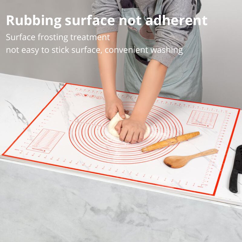  Extra Large Kitchen Silicone Pad,Non-stick Baking Mat Silicone  Pastry Mat,Thick Heat Resistant Kneading Mat,Food Grade Silicone Dough  Rolling Mat for Making Cookies: Home & Kitchen