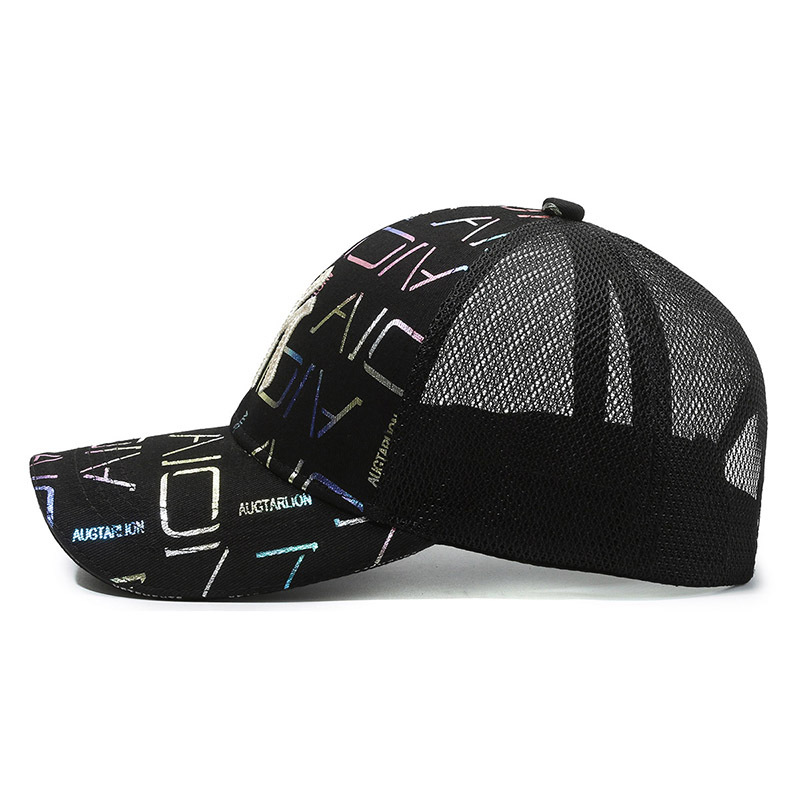 Embroidery Trucker Hat Unisex Baseball Cap Adjustable Mesh Sun Hats