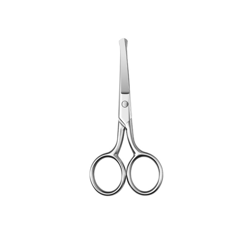 Nose Hair Trimming Scissors Suit For Facial Hair Ear Hair - Temu