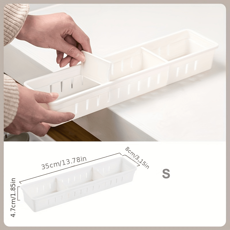 Caja Almacenamiento Divisores Cajón Escritorio Ajustable - Temu