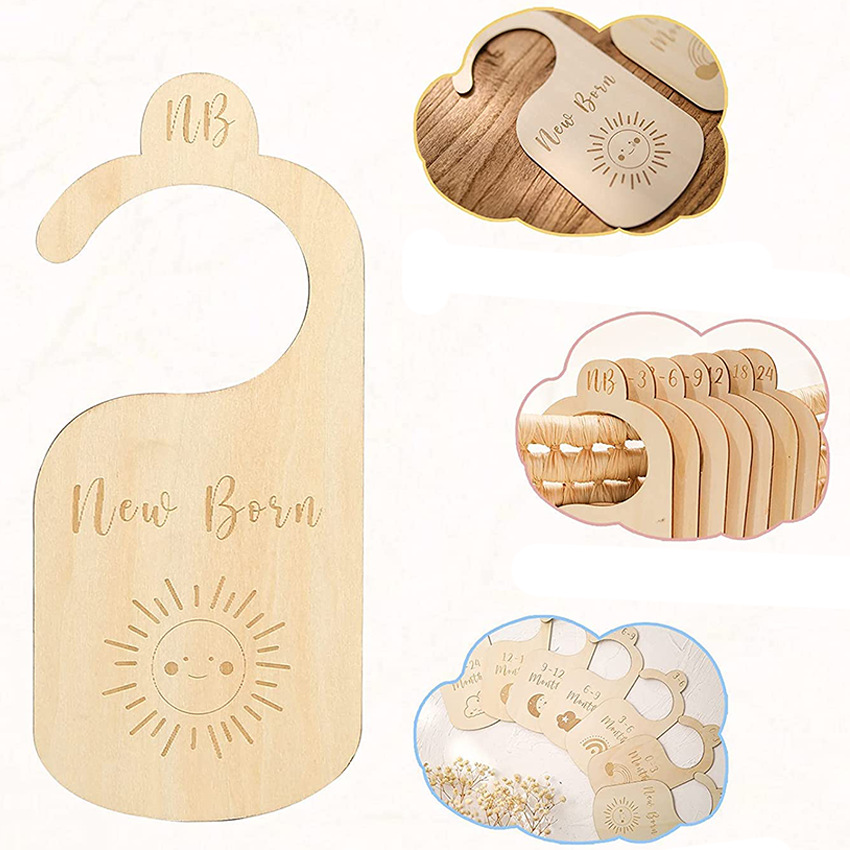 7pcs Baby Wardrobe Dividers- Perfect For Organizing Clothes And Decorating Nurseries - Suitable For Newborns 18-24 Months, Christmas Halloween Thanksgiving Day Gift