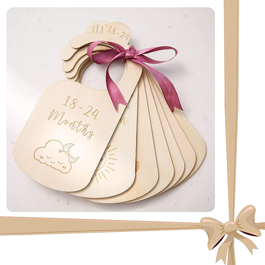 7pcs Baby Wardrobe Dividers- Perfect For Organizing Clothes And Decorating Nurseries - Suitable For Newborns 18-24 Months, Christmas Halloween Thanksgiving Day Gift