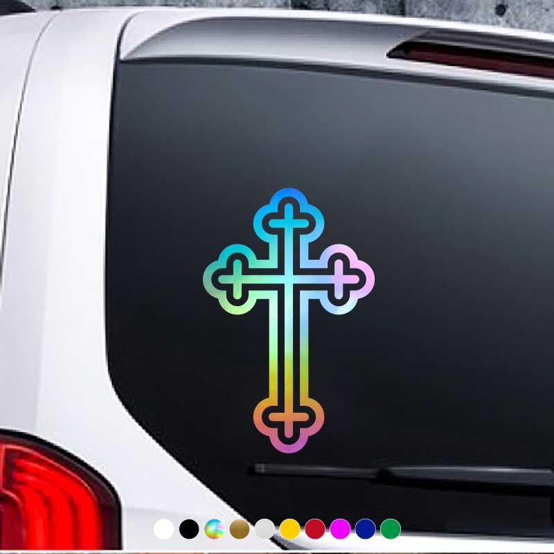 6Pcs Christian Stickers Pack, Religious Car Accessories Gift for Women  Girl,Jesus Essentials Decorations Stuff for Automotive Decor Set