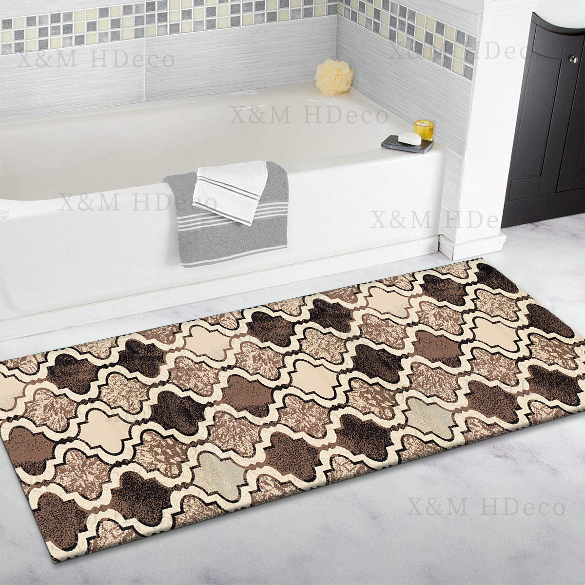 Moroccan Soft Area Rugs, Anti-fatigue Shaggy Floor Carpet, Non-slip Runner  Rug, Bedside Rug, Entrance Welcome Door Mat, Kitchen, Bedroom,  Living-dining Room, Entryway, Hallway, Perfect For Hardwood Floors - Viking  Modern Trellis Design 