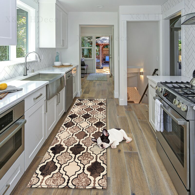 Designer Non Slip Runner Rugs For Hardwood Floors In Kitchen