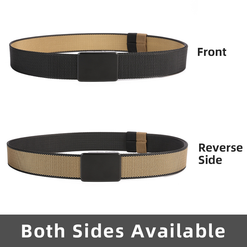 Rotatable Swivel Buckle Tactical Nylon Belt for Jeans Pants