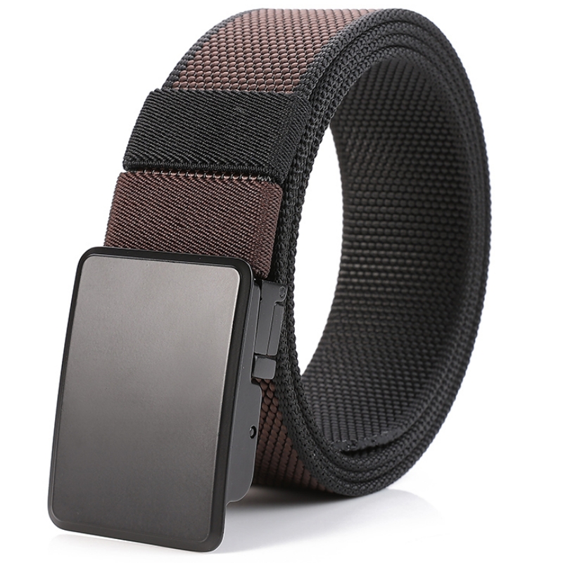 Rotatable Swivel Buckle Tactical Nylon Belt for Jeans Pants