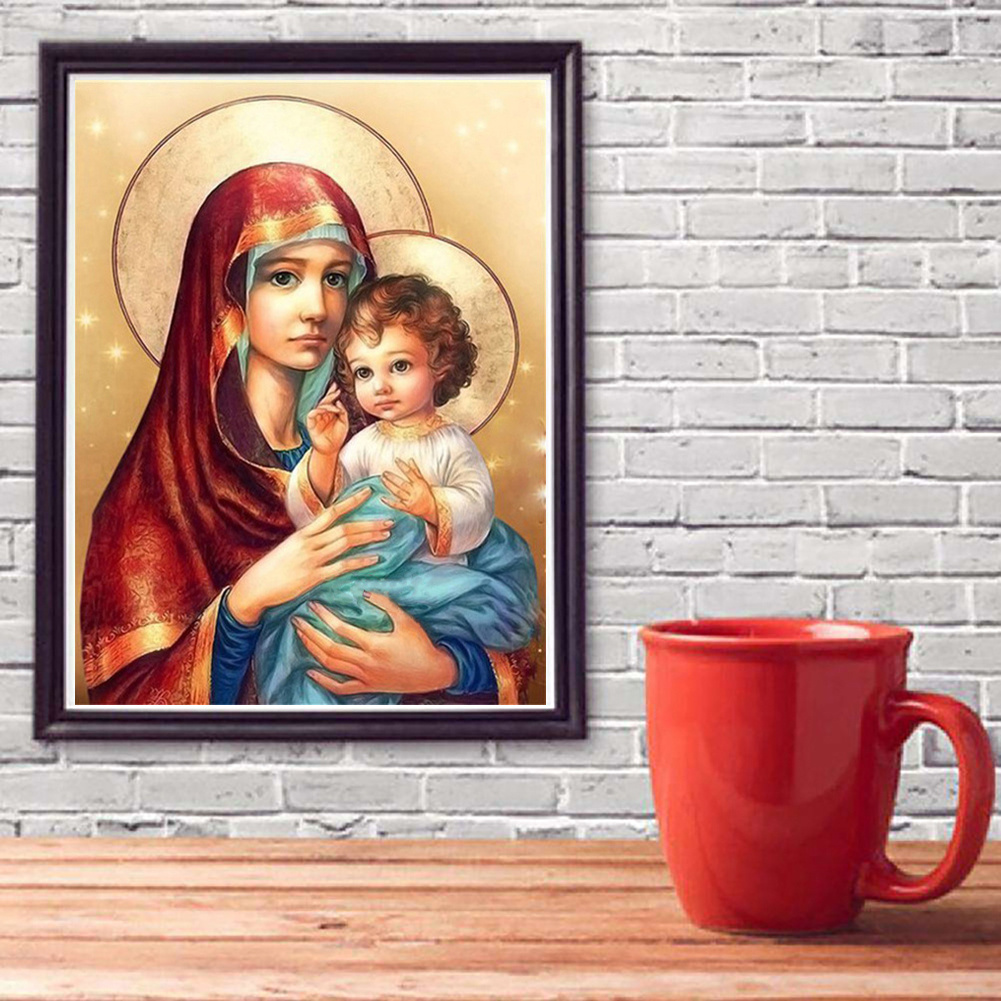 Christianity Full Crystal Artificial Diamond Paintings - Temu