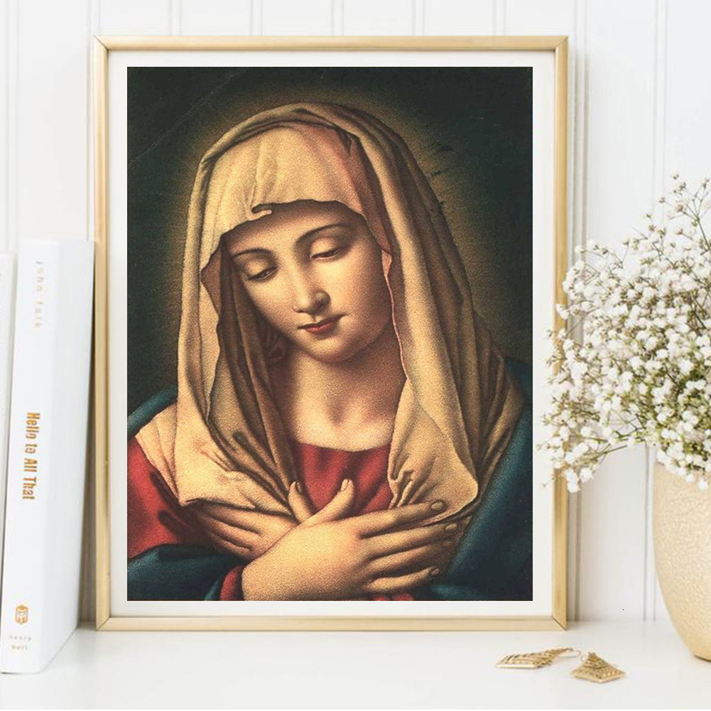 Christianity Full Crystal Artificial Diamond Paintings - Temu