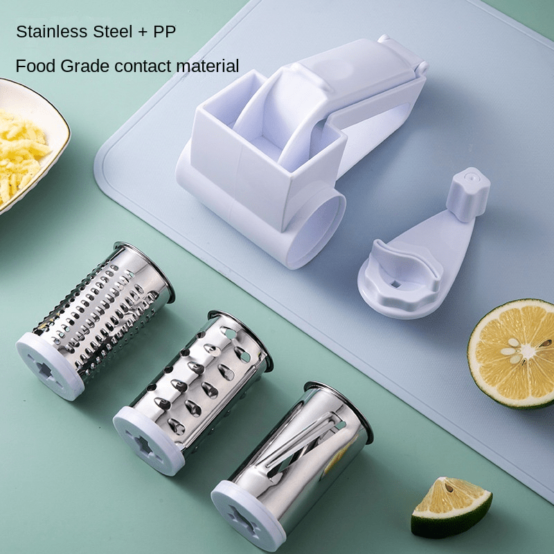 Multi-function Stainless Steel Cheese Grater Hand Crank Rotary