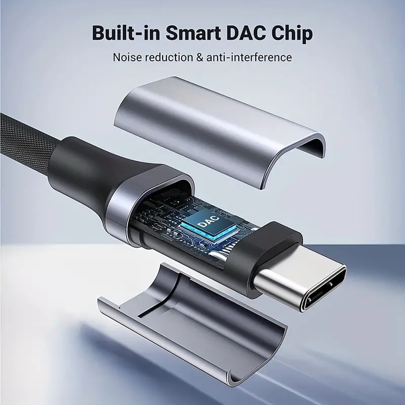 UGREEN Adaptador USB C a Jack 3.5mm DAC Chip, Adaptador Auriculares Ti
