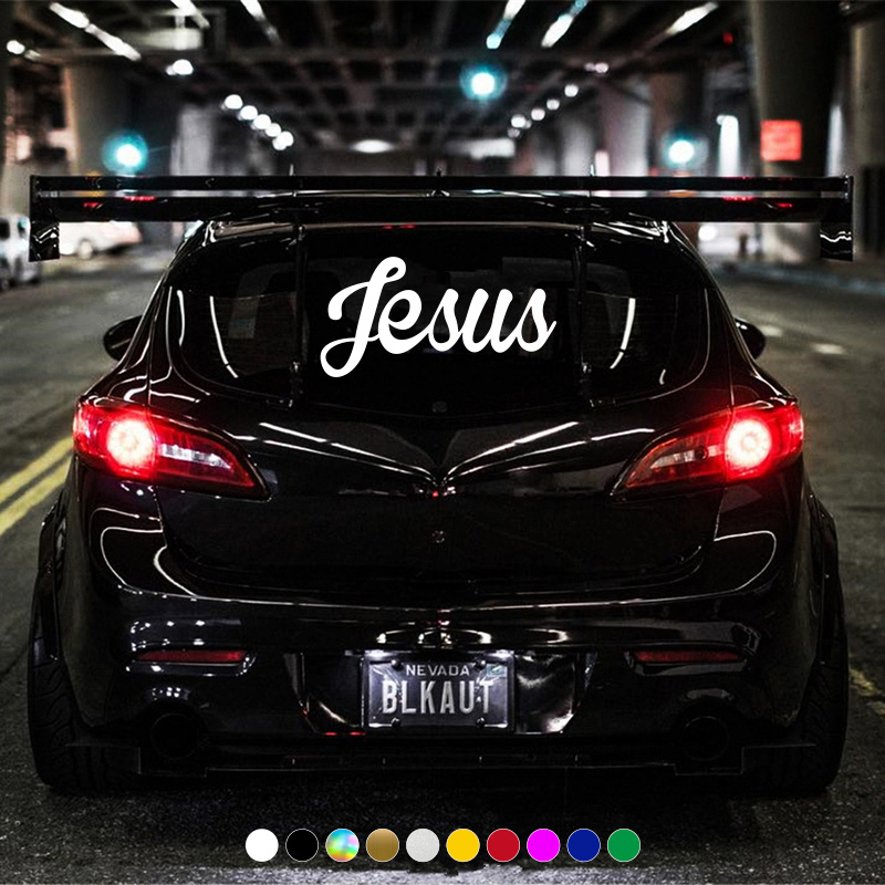 Cross Car Sticker Faith Love God Christian Car - Temu