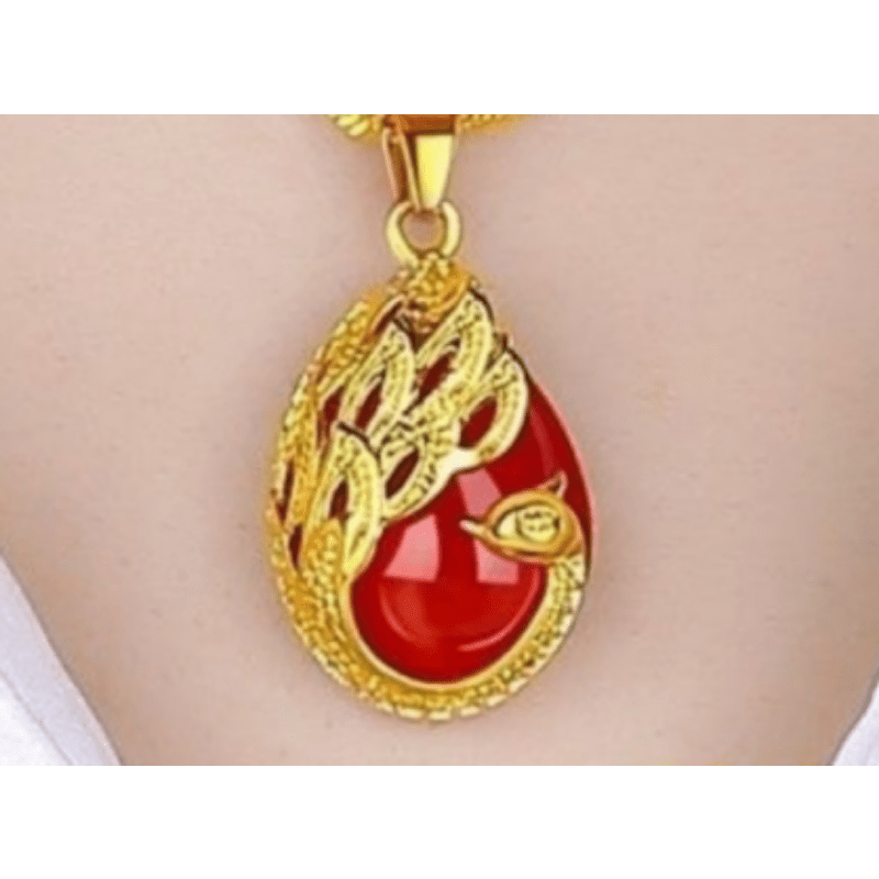  Peacock Pendant Necklace Gold Charms for Jewelry Making 33 *  42mm DIY Crafts for Necklace Amulet Feng Shui Wealth Necklace for Women  Gold Jewelry Gifts for Anniversary/Birthday