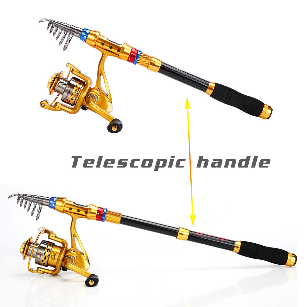 Portable Fishing Rod Combo Set Classic Carbon Spinning Ultralight Fishing  Rod Casting Rod Baitcasting 168 210 240 Telescopic Fishing Rod (Size :  Spinning 240) : : Sports & Outdoors