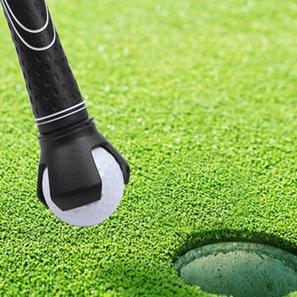 TEMU Golf Balls Picker Ball Pick Up Clamp, Rubber Zinc Alloy Golf Supplies Golf Accessories, Convenient Practical Golf Training Aids