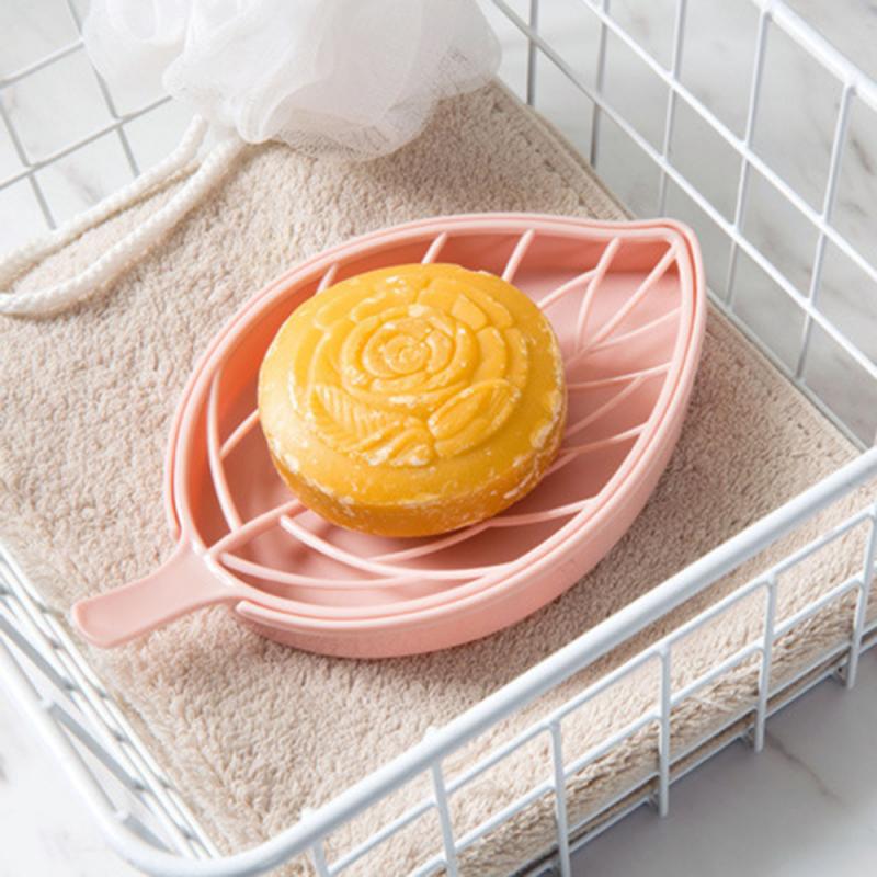 Leaf shaped Soap Dish With Draining Tray Perfect For Kitchen - Temu