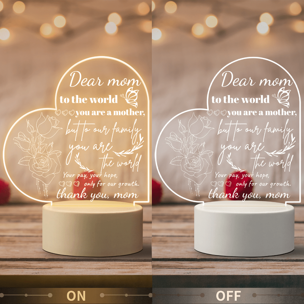 Gifts For Mom Engraved Night Light Mothers Day Gifts From - Temu United  Arab Emirates