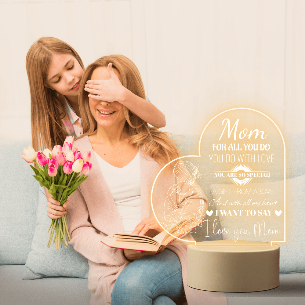 Gifts For Mom Engraved Night Light Mothers Day Gifts From - Temu