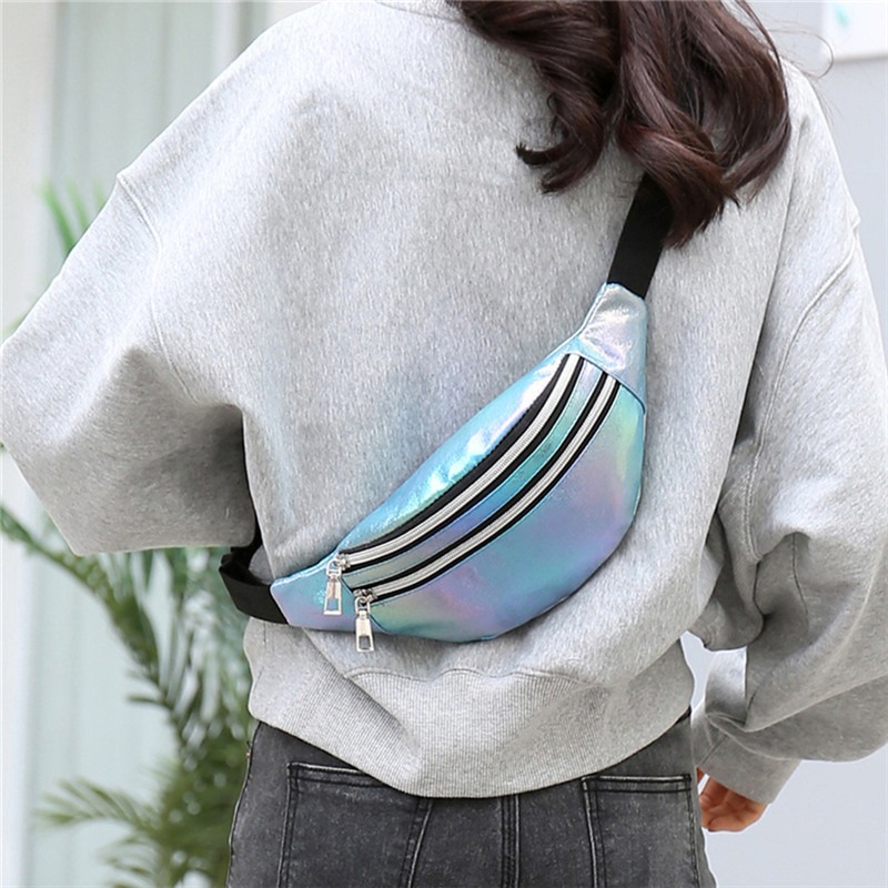 Stylish Letter Graphic Printed Chest Bag, Casual Pu Leather Crossbody Bag  With Earphone Hole, Perfect Crossbody Chest Bag For Daily Use - Temu